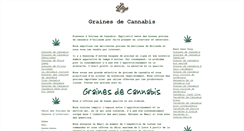 Desktop Screenshot of grainesdecannabis.net