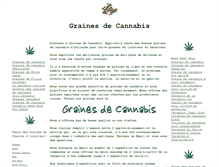 Tablet Screenshot of grainesdecannabis.net