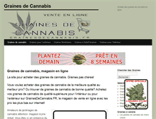 Tablet Screenshot of grainesdecannabis.fr